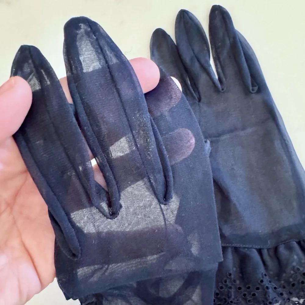 Vintage sheer black